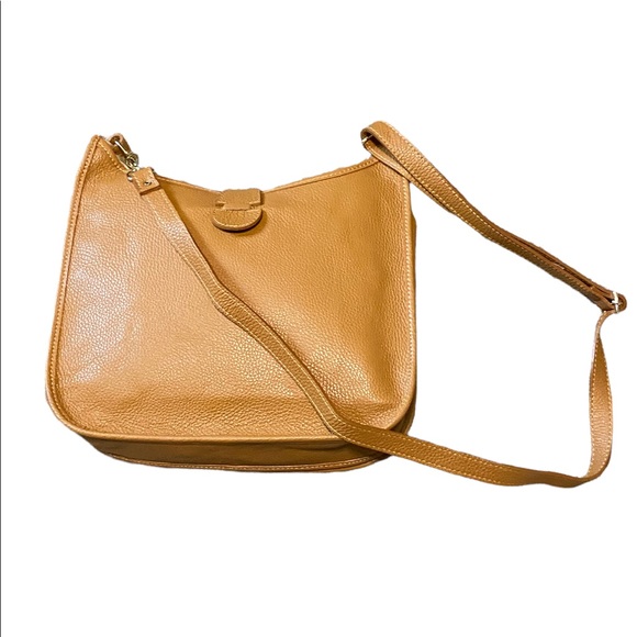 New with tags German Fuentes Grand Leather Bag in Mocha - Picture 7 of 8